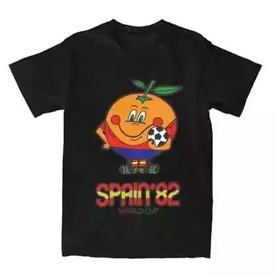 Fun Spain 82 Football T-Shirts Men Women Pure Cotton Tee Shirt New Arrival Cloth