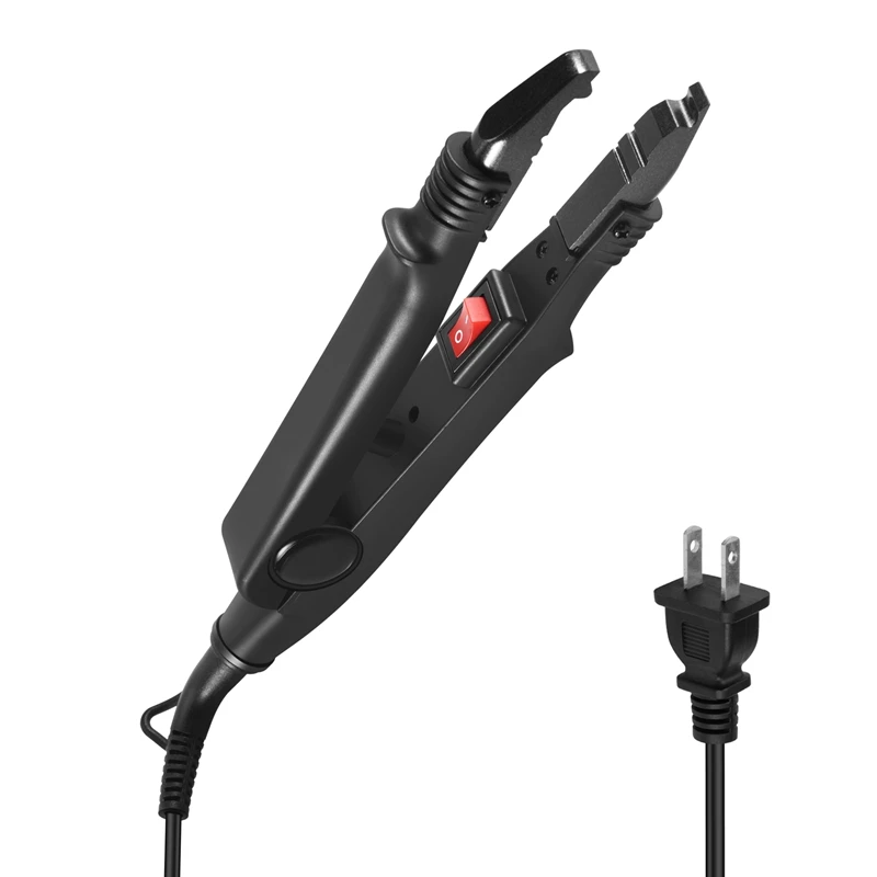 Ferramentas De Ligação De Queratina De Ferro De Extensão De Cabelo, máquina De Conector De Calor De Fusão De Cabelo, Conector De Calor De Fusão De Temperatura, plugue Preto EUA