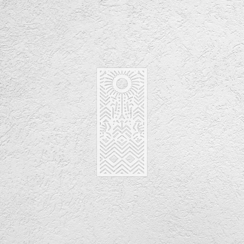 Large Wall Stencil Painting Geometric Modern Tribal Pattern Big Size Template For Walls Boho Sun Pattern Home Decor