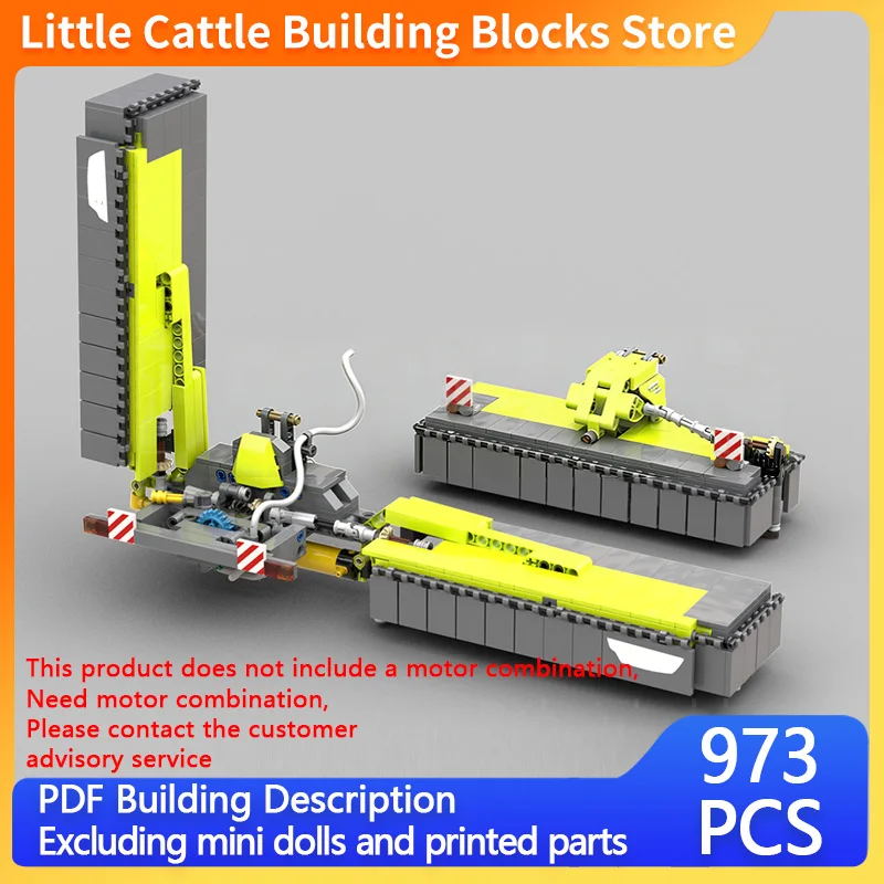 City Car Model MOC Building Bricks Agricultural Machinery Mowers Modular Technology Gifts Holiday Assemble Children Toys Suit