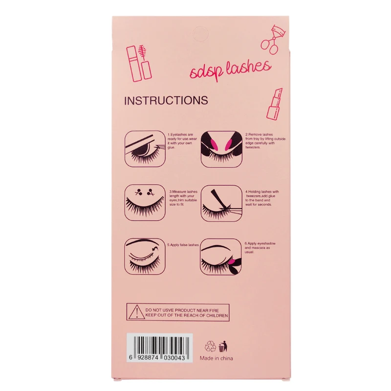 YSDO 3D mink makeup eyelashes 7 pairs hand made fluffy maquilagem mink lashes natural false eyelashes thick fake lashes cilios