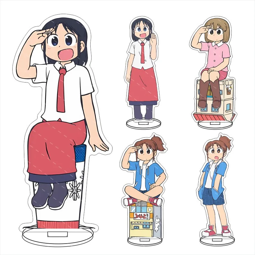 

Anime CITY THE ANIMATION Acrylic Nagumo Midori Nikura Izumi Wako Stand Figure Display Cosplay Cartoon Model Plate Christmas Gift