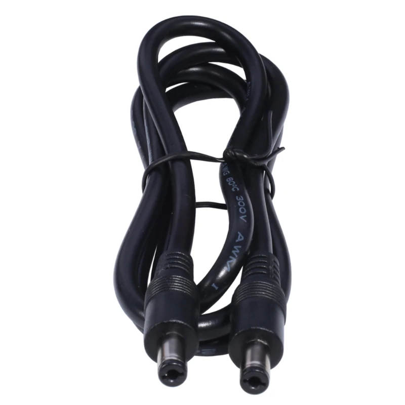 Male to Male Extension Cord 5.5mm 2.1mm Power Extension Adapter Cable for CCTV Camera LED Strip Car Surveillances