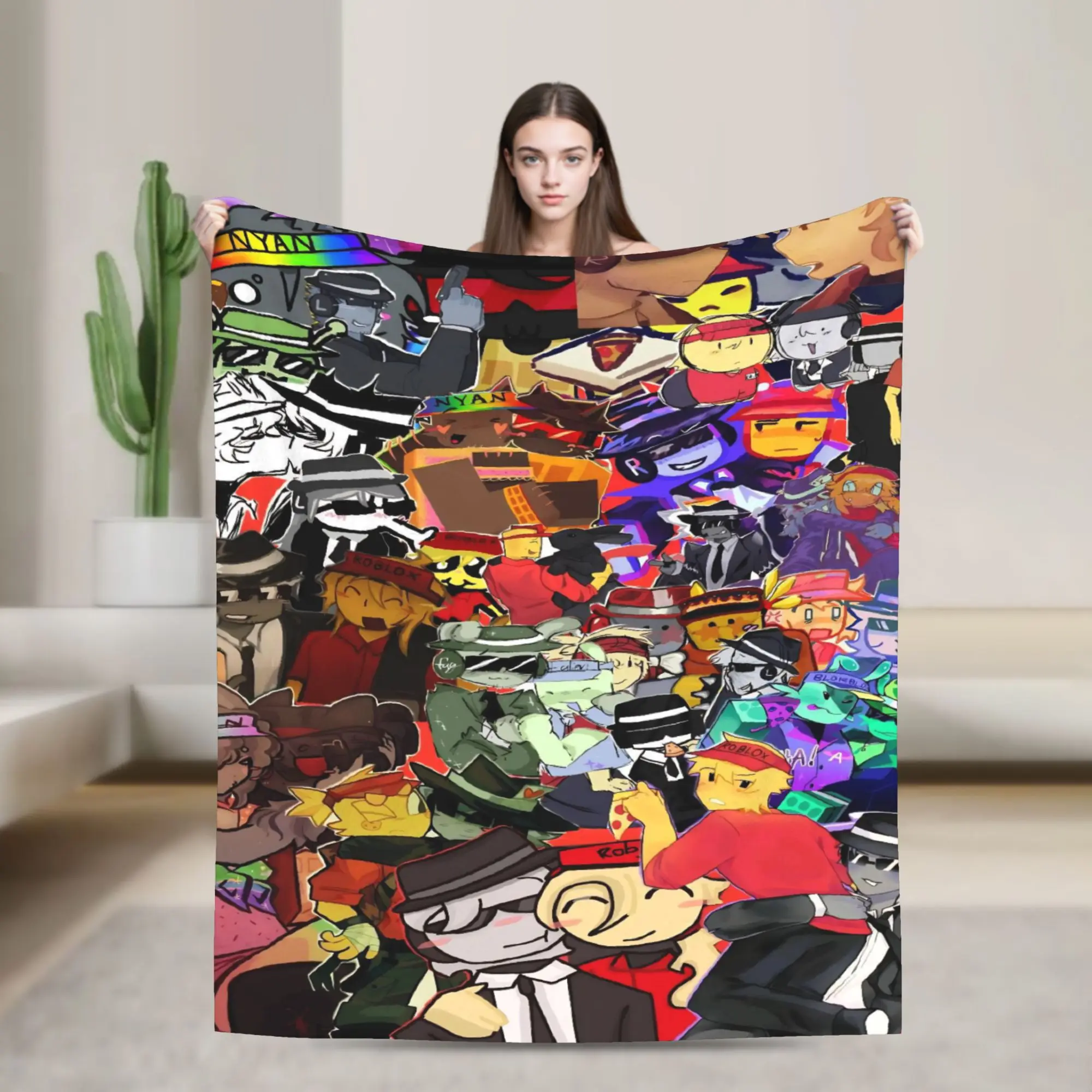 Warm Blankets Travel Bluudude Gubby Spawn Point Bedding Throws Forsaken Game Flannel Bedspread For Chair Novelty Sofa Bed Cover