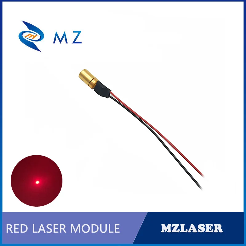 Imagem -05 - Padrão Mini mm 635nm 10mw Módulo do Laser do Ponto Vermelho Apc tipo de Movimentação Circuito cw Modelo Grau Industrial