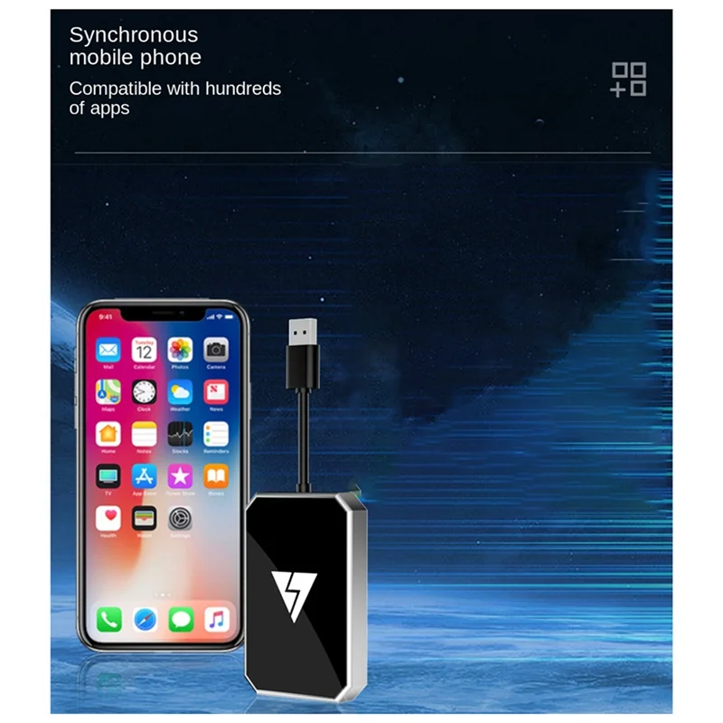

Изысканный беспроводной адаптер Carplay Android-2 в 1, беспроводной USB-адаптер, автомобильный адаптер, преобразование проводов Android Auto на беспроводе