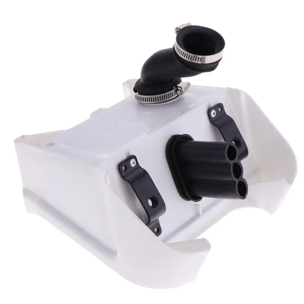 White Platic Motorcycle Air Clean Box Filter Assembly for Yamaha PW80 PY80