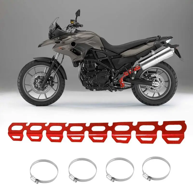 دراجة نارية العادم الخمار الأنابيب حماية الساق حامي الحرارة درع غطاء مقاومة ل R1200GS F800 F700 F650 GS دراجة نارية