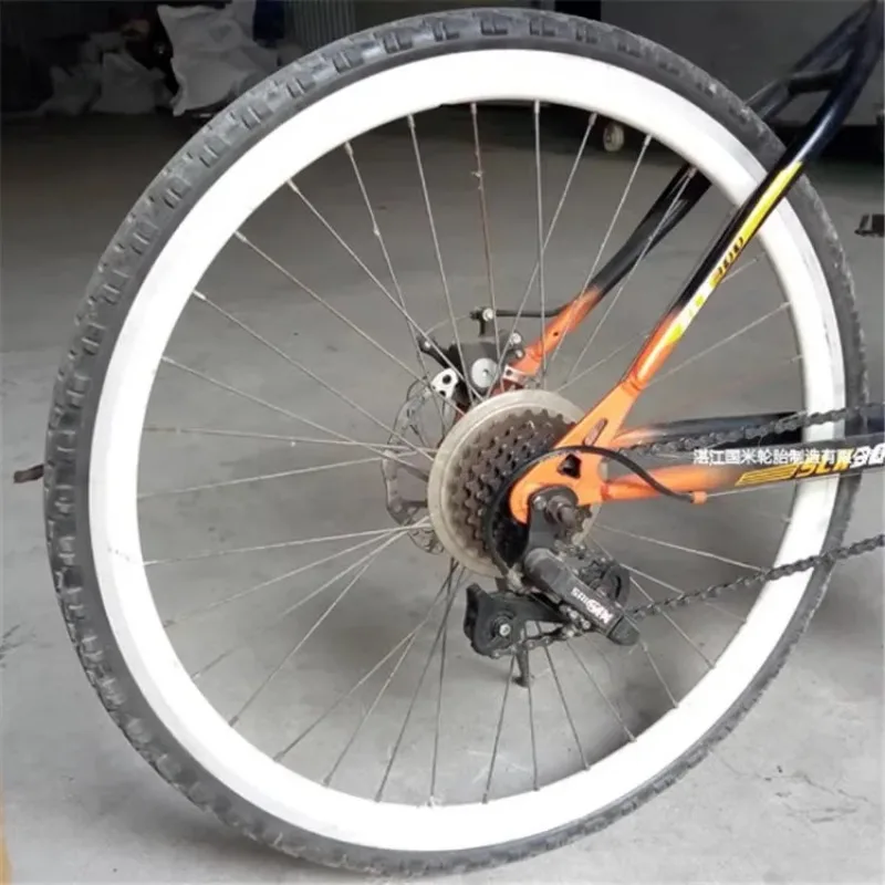 SOLID TIRES fit for sizes 26*1.95 26*2.125 26*1.50 1 Pcs Tire Fixed Inflation Solid Tyre Bicycle Gear Solid for Mountain bike