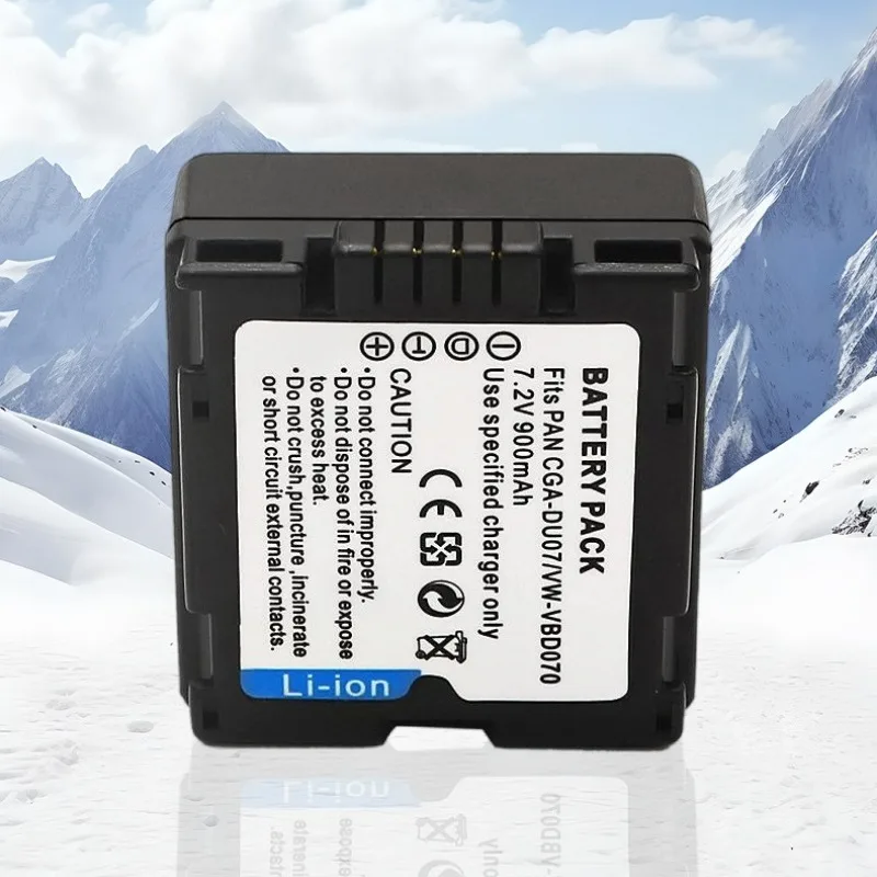 900 mAh vollständig dekodierter Ersatzakku für Panasonic VBX070 Li-Ionen-Kamera-Akku-Zubehör