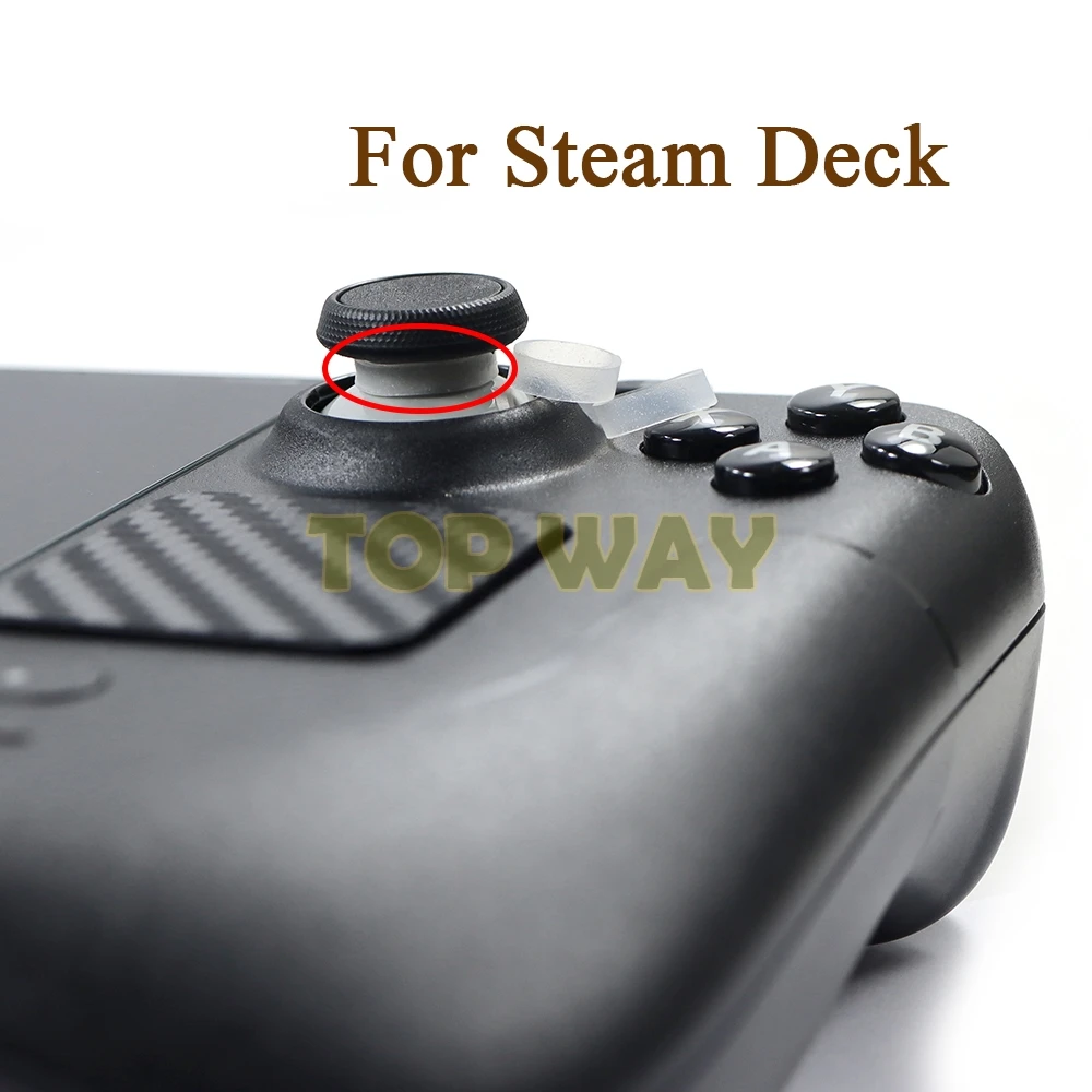 2PCS Joystick Elastic Guard Ring Invisible Protective For Steam Deck SteamDeck Silicone Ring Cover