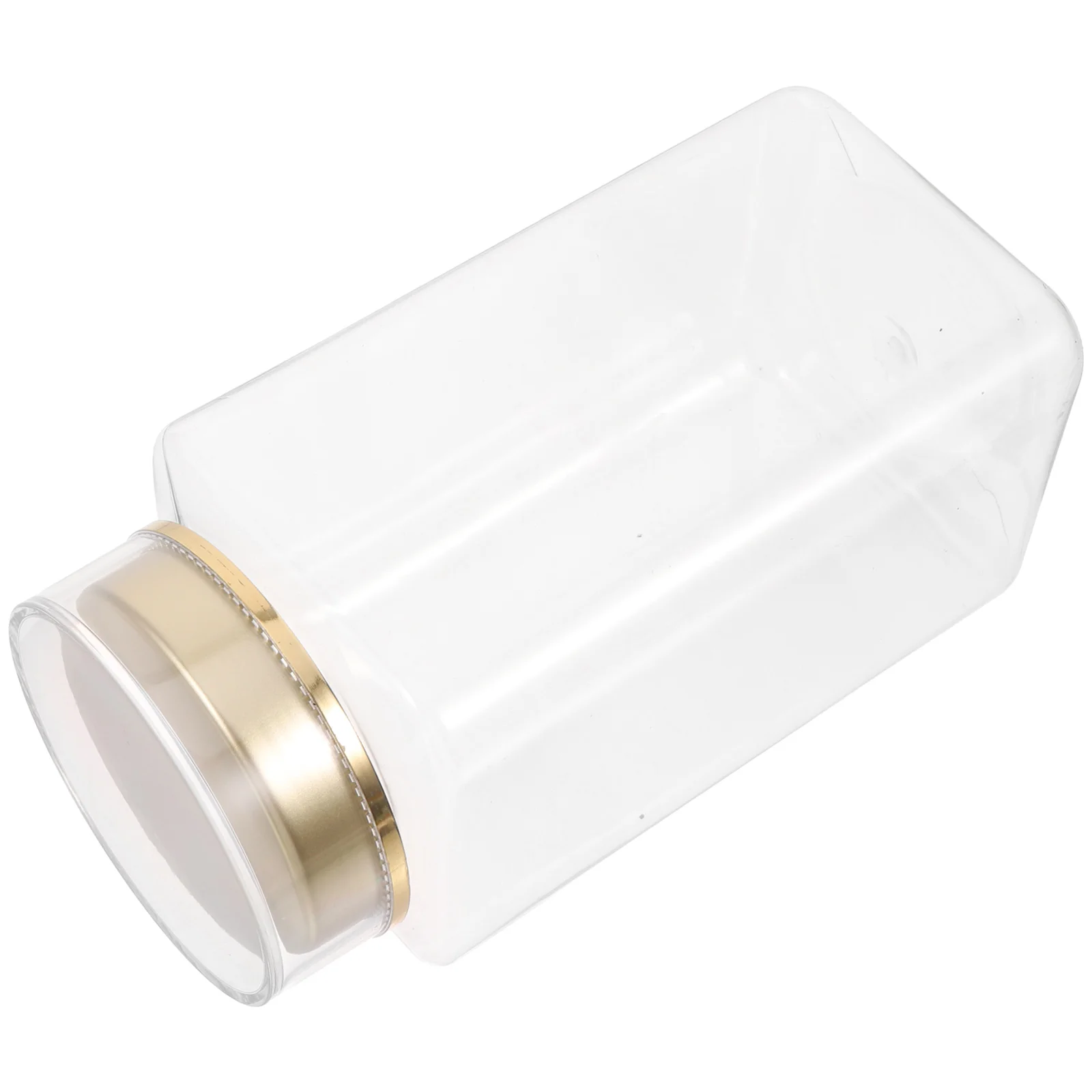 

Clear Airtight Storage Tank Food Containers Tea Jar Transparent Coffee Bean with Lids