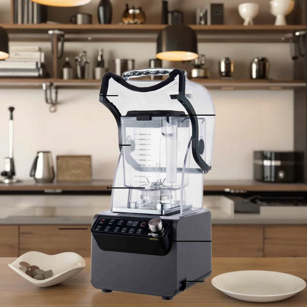 

Тяжелый электрический коммерческий блендер, многофункциональный миксер, соковыжималка