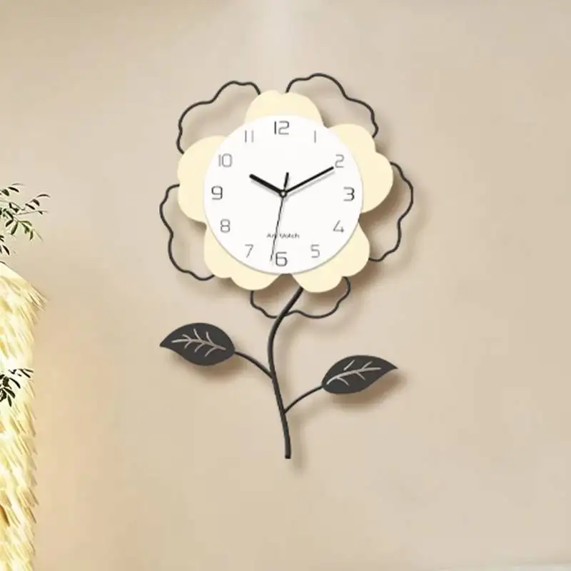 Luxury Wooden Yellow Wall Clock Roman Humidity Double Cool Decoration Wall Clock Alarm Quartz Duvar Saati Home Decorations Item