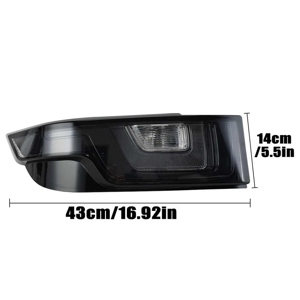 1 PC 左/右スモーク LED テールライトランドローバーレンジローバーイ