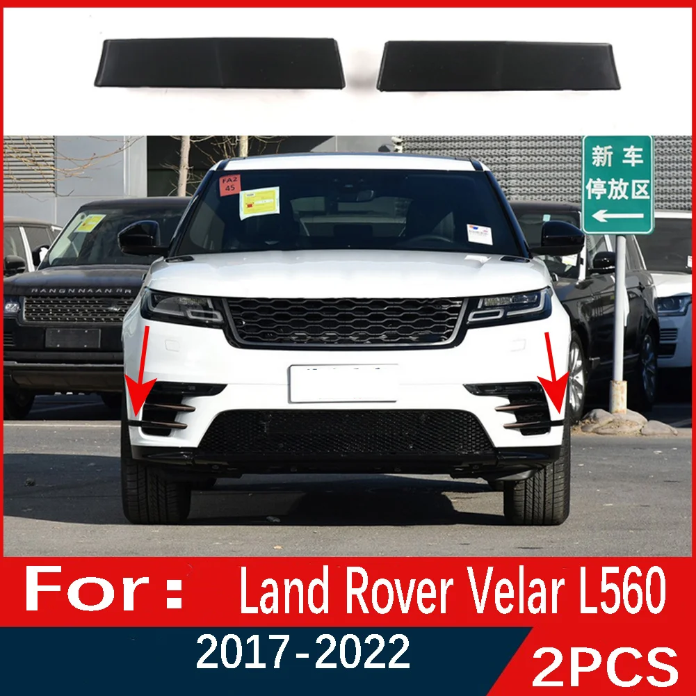 

Автомобильный передний бампер, противотуманная фара, декоративная накладная полоса для Land Rover Range Rover Velar L560 2017 2018 2019 2020 2021 2022 + LR105598