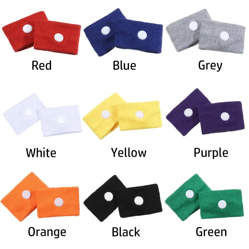 1Pair Anti-Nausea Sports Safety Wristbands Car Seasick Motion Sickness Wrist Support Straps for Traveling And Motion Sickness Re