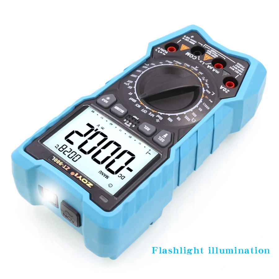 ZOYI ZT-980L Digital Inductance Capacitance High Precision Multimeter Universal Meter for AC/DC Voltage Current