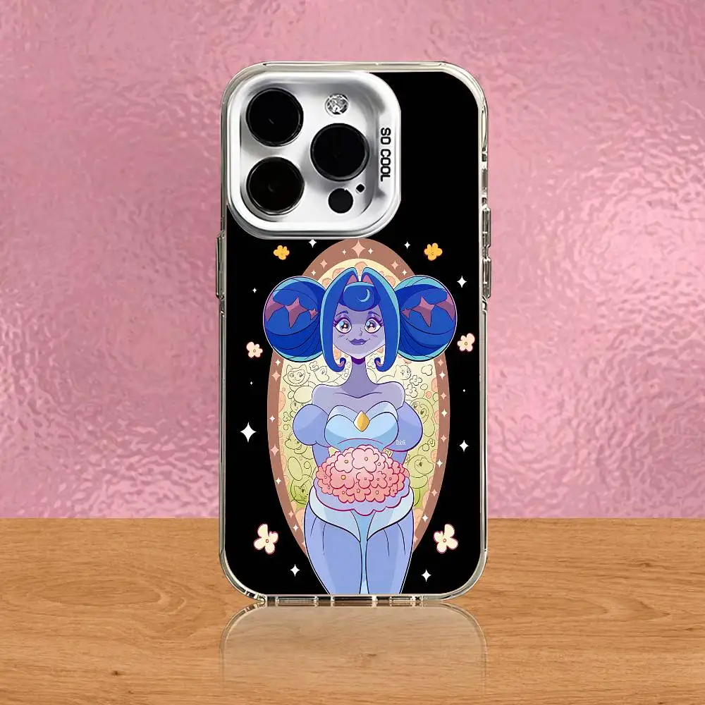 حافظة هاتف K-Knights of G-GuinevereS لهاتف iPhone 17,16,15,14,13,12,11,Pro,Max,Plus,Air,Mini,SE4 غطاء أبيض غير لامع مقاوم للصدمات