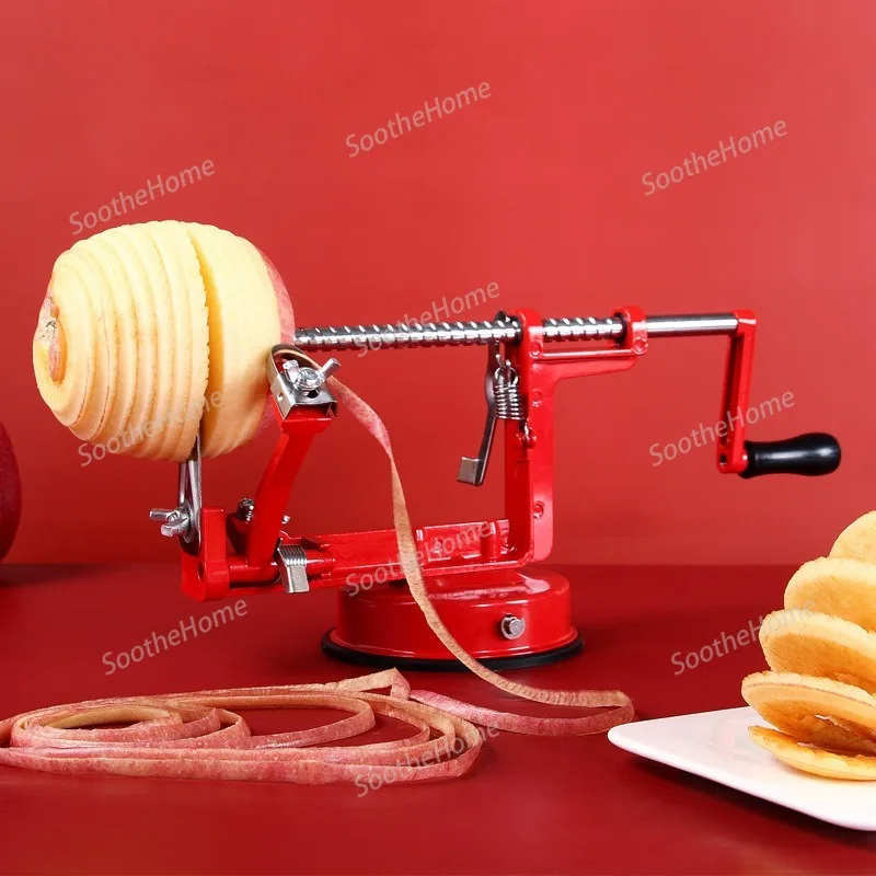 Peeler Machine Hand-cranked Three-in-one Apple Peeler, Multi-functional Fruit Peeler, Peeler, Stainless Steel Peeler