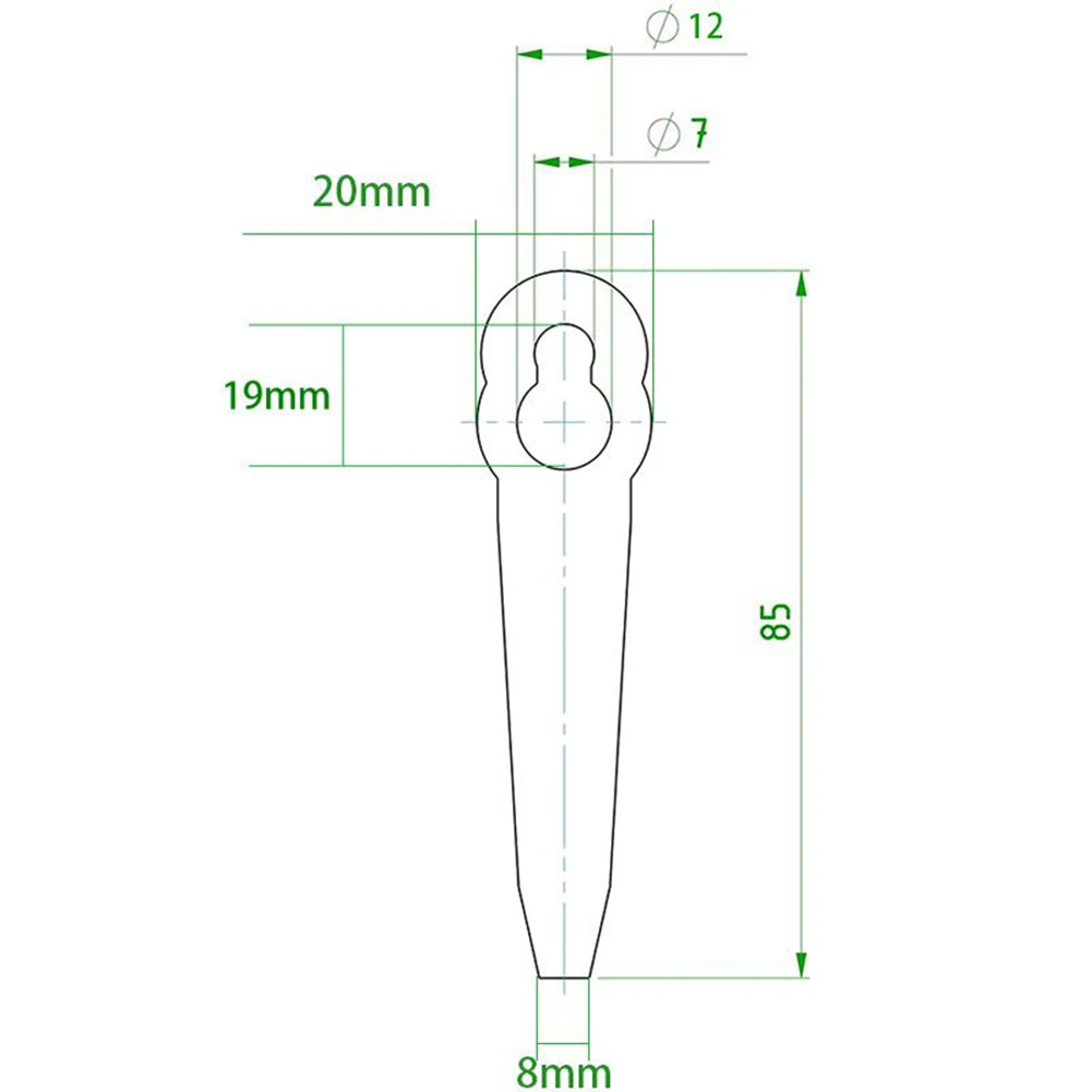 Garden Scenes Trimmer Blades Anti-rust Garden Accessory Replacement Spring Steel Stainless Steel For STIHL FSA 45