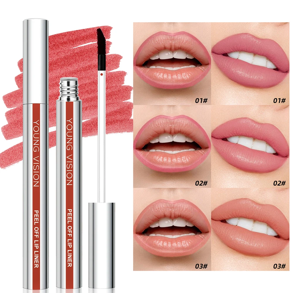 قلم تحديد الشفاه المسيل للدموع - سهل الاستخدام، وإزالة خالية من الفوضى، وتركيبة طويلة الارتداء للشفاه المحددة. مثالية لحرارة الصيف