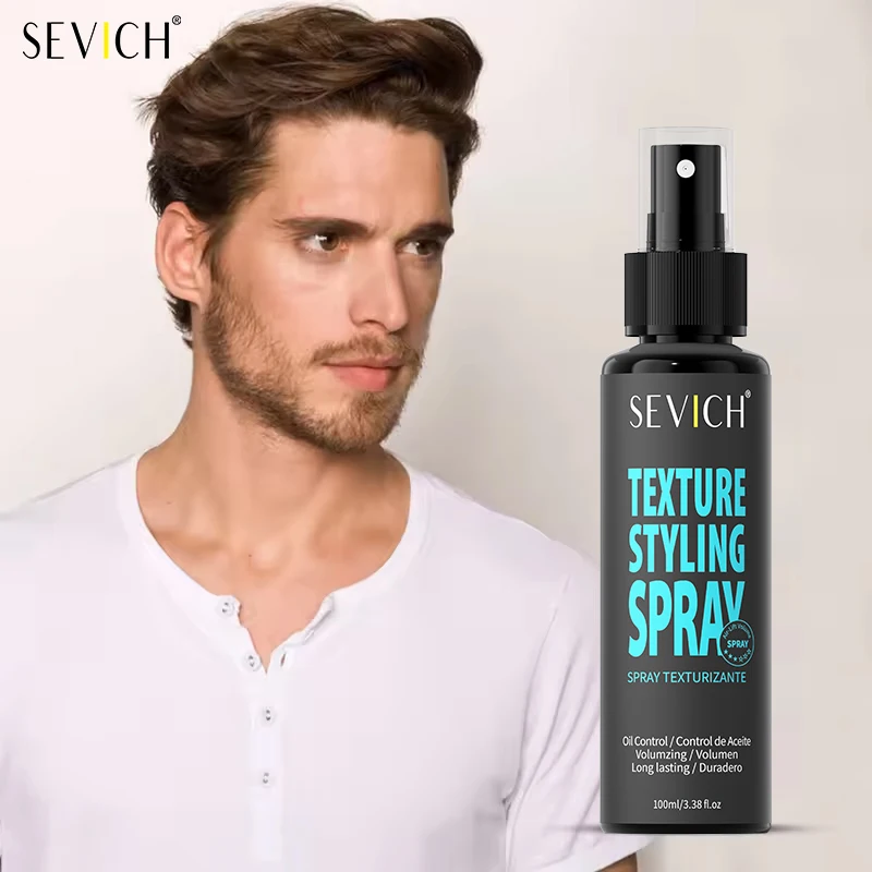 Spray de Estilizado para Dar Textura en 3 Segundos, Agrega Volumen Instantáneo, Textura, Grosor y Fijación Ligera, Spray de Sal Marina para Dar Volumen al Cabello para Hombres