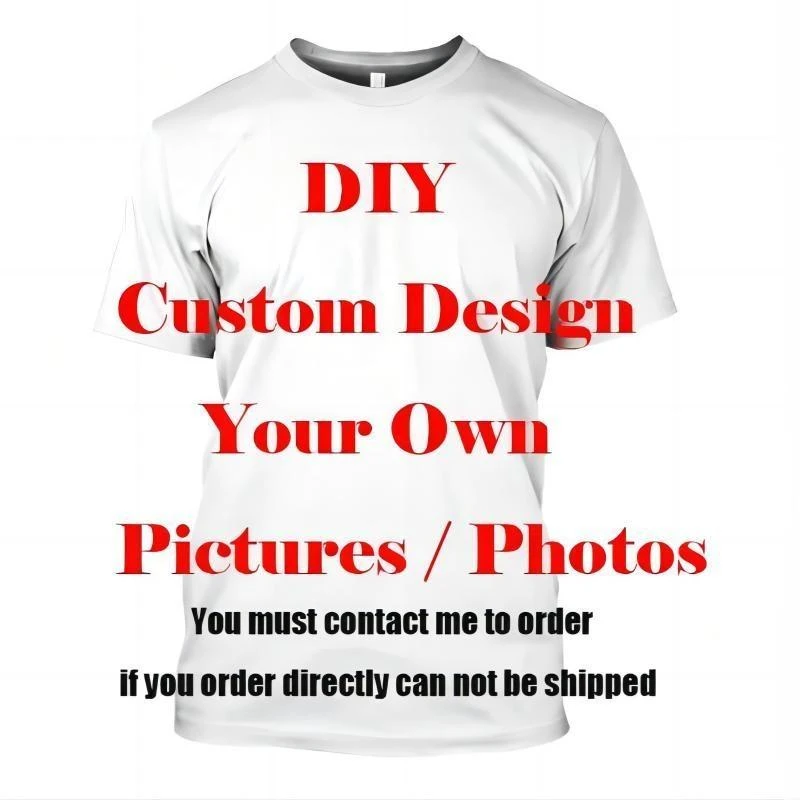 Personalized Custom 3D Printed T Shirt For Men Clothes DIY Design Beach Shorts Shirt Customized Polo Shirts Tank Tops Wholesale