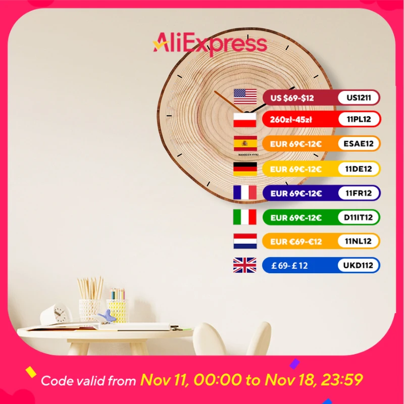 

Nordic Style Unusual Wall Clock Premium Elegant Living Room Wall Clock Luxury Aesthetic Design Orologi Da Parete Home Decor