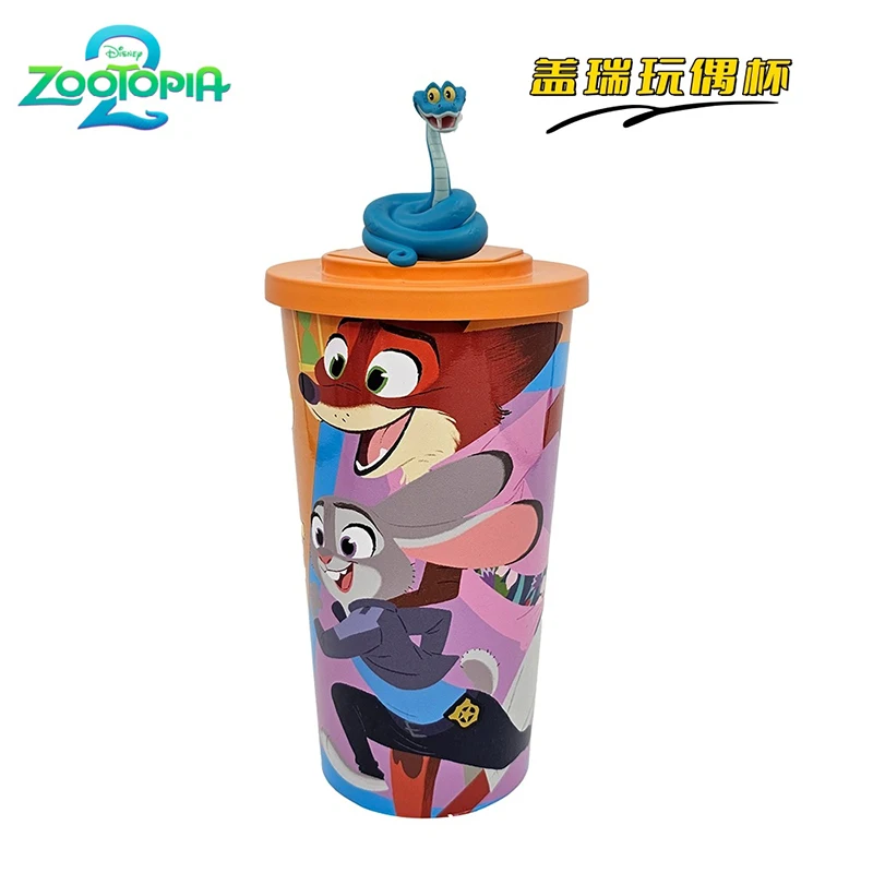 Nowe Oryginalne Gadżety Filmowe Zootopia 2 Judy Nick Figurka Anime Kubek na Wodę w Kształcie Postaci Śliczna Kolekcja z Kreskówek Ozdoba Zabawki Prezent