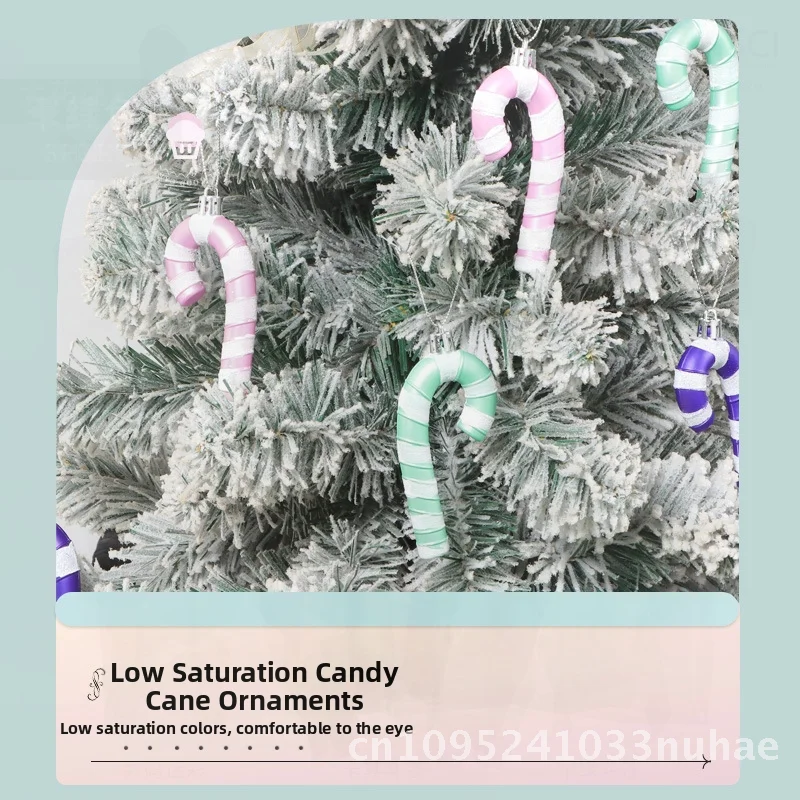 

Colorful Christmas Tree Decoration Gift Set 3pcs Painted Cylindrical and Irregular Shape Christmas Balls Party Holiday DIY Decor