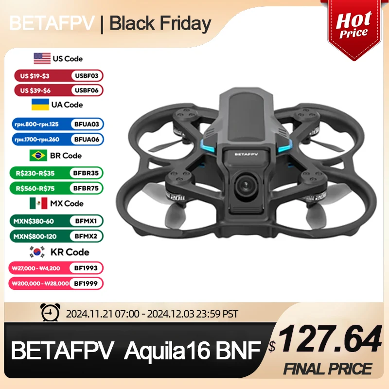 BETAFPV Aquila16 Brushless Quadcopter