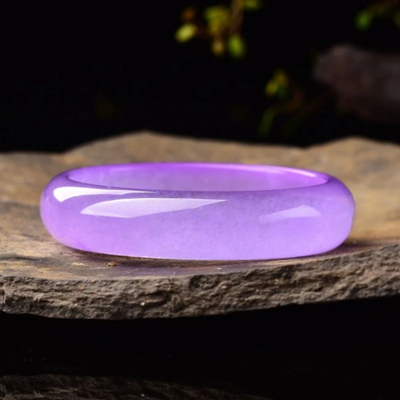 Violet Ice Seed Jade Bracelet Female Quartzite