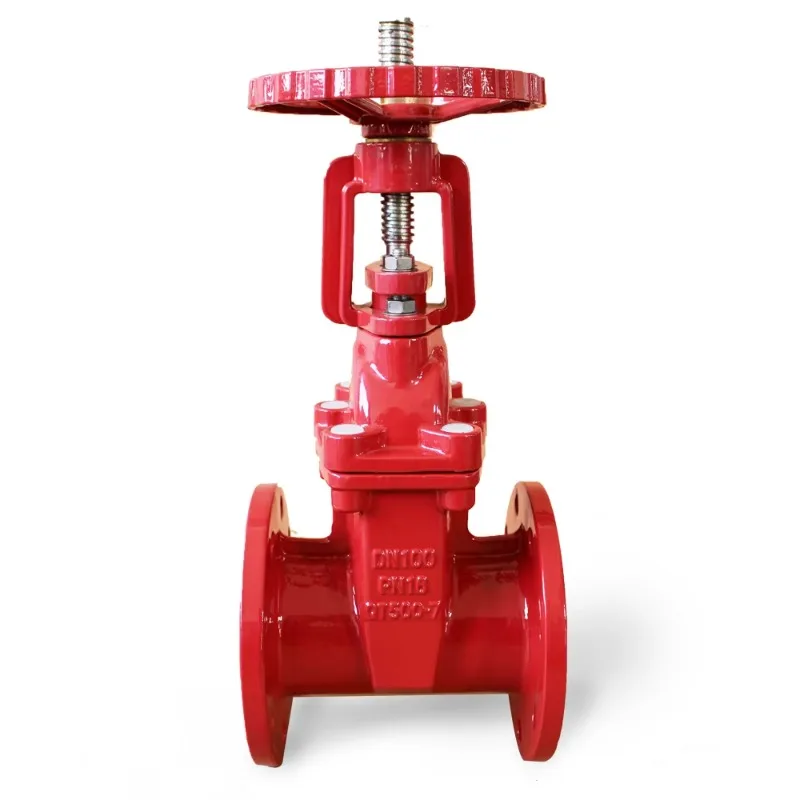 High Quality Pn10 Rising Stem Rising Spindle Gate Valve Dn250 Cast Iron, Ductile Iron Standard Water Manual Medium Temperature