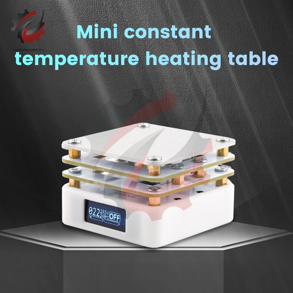 PD 65W Mini Adjustable Constant Temperature Hot Plate Type-C Digital Display PCB Soldering Heating Table Preheater Repair Tools