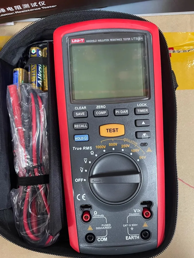 1pc UNI-T UT505A 1000V Handheld True RMS Megger Insulation Resistance Tester Mult*SY