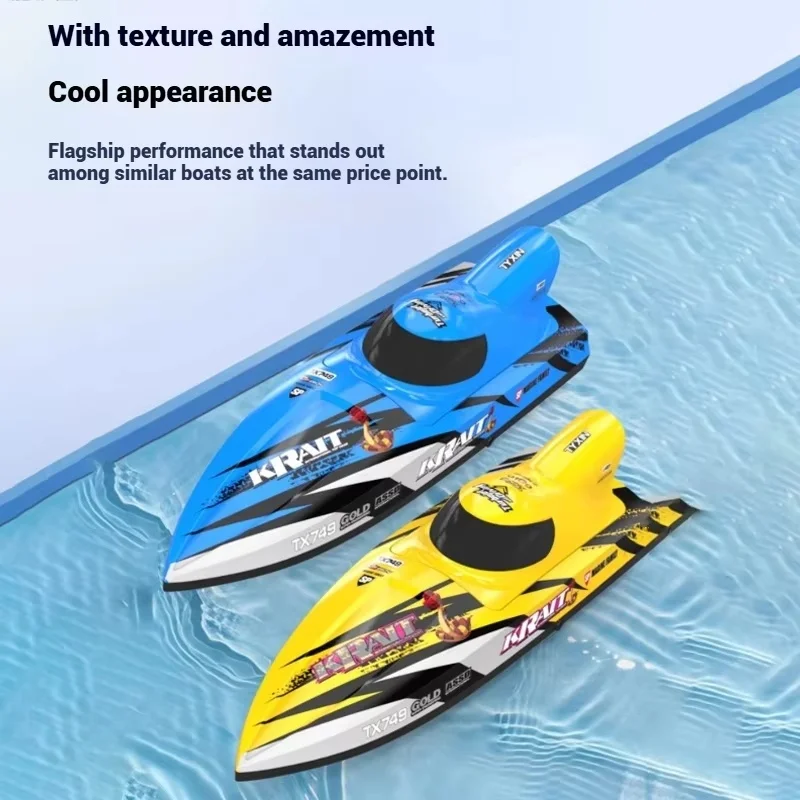 

New Remote Control Rc Turbojet High-Speed Speedboat Brushless Motor Competition 2.4g Electric Remote Control Ship Model Toy