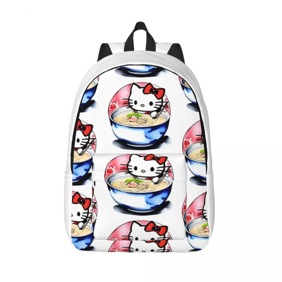 

Походный рамен Hello Kitty в стиле ретро, моющийся однотонный рюкзак Sanrio, сумочка для пар на день рождения