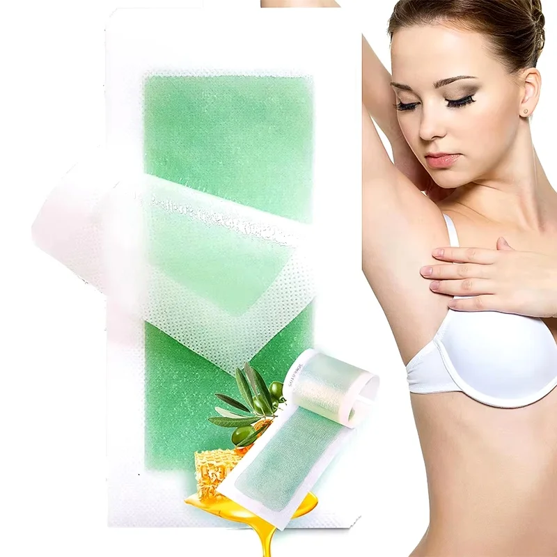 10Pcs Professional Cold Wax Paper Double-Sided Hair Removal Wax Strips for Summer Depilation - Leg Body Face 2026