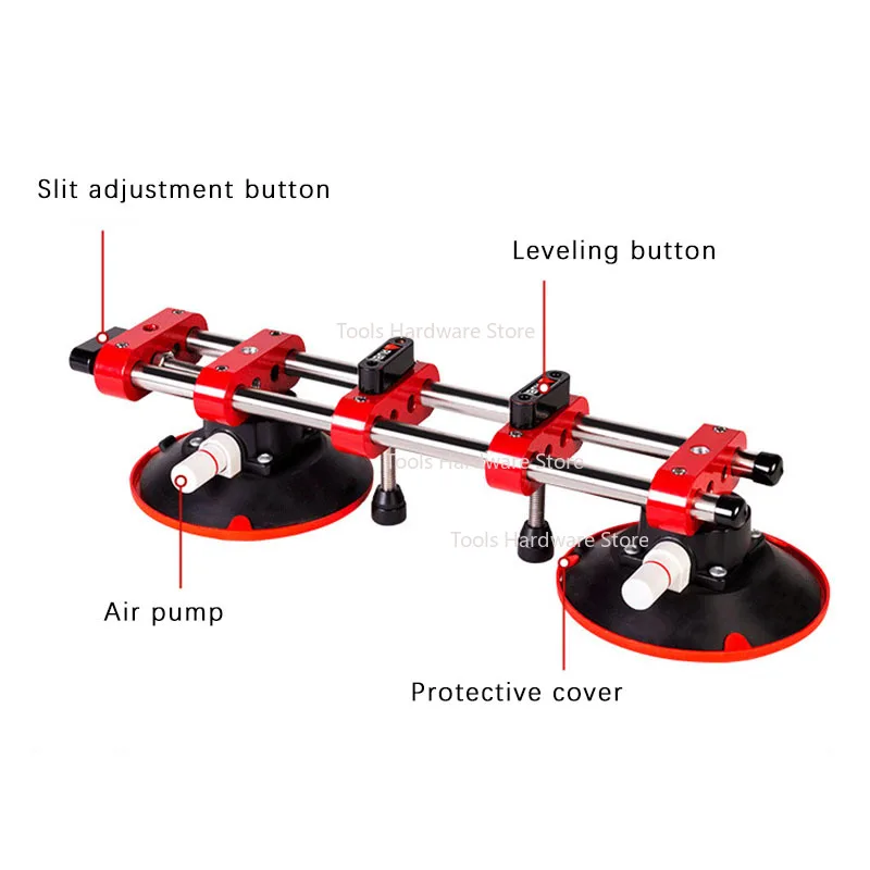 Multifunctional Ceramic Tile Tensioning Equalizer Rock Slab Countertop Glass Stone Vacuum Suction Cup Jointing Device