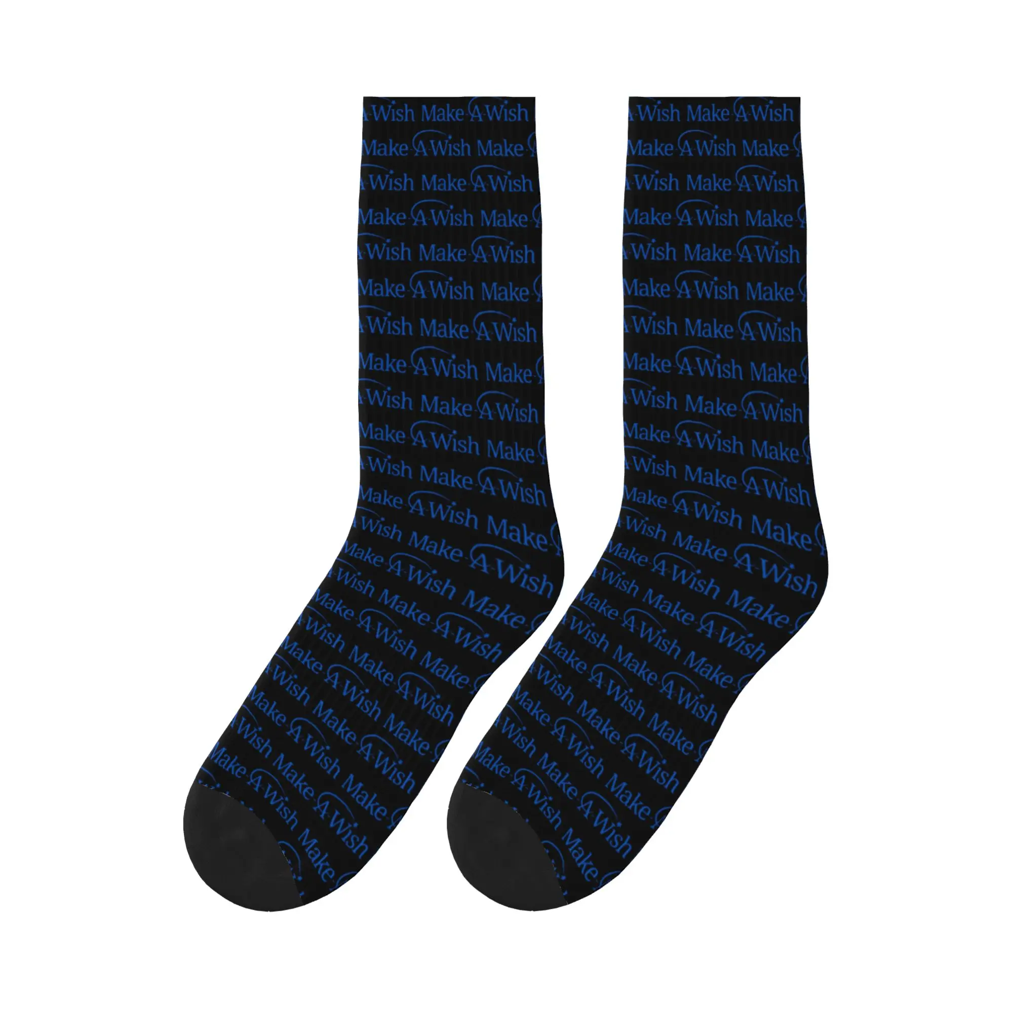 

Make A Wish Foundation of America Sports Socks Sweat Absorbing Stockings All Season Long Socks for Unisex Christmas Gifts