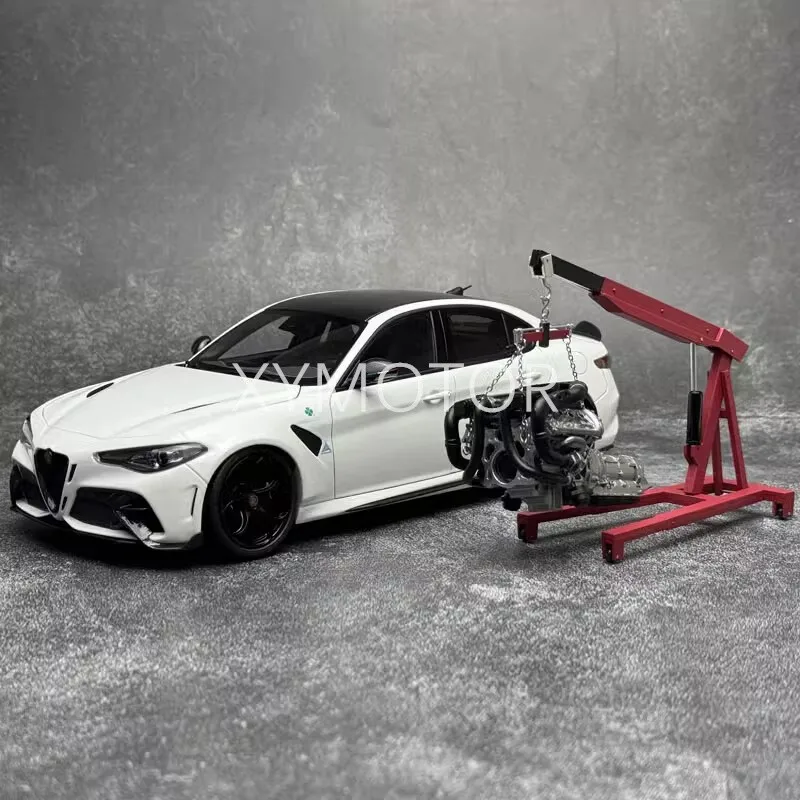 

Модель автомобиля Motorhelix 1:18 Alfa Romeo Giulia GTA, литая под давлением, зеленый/белый/красный цвет, подарки