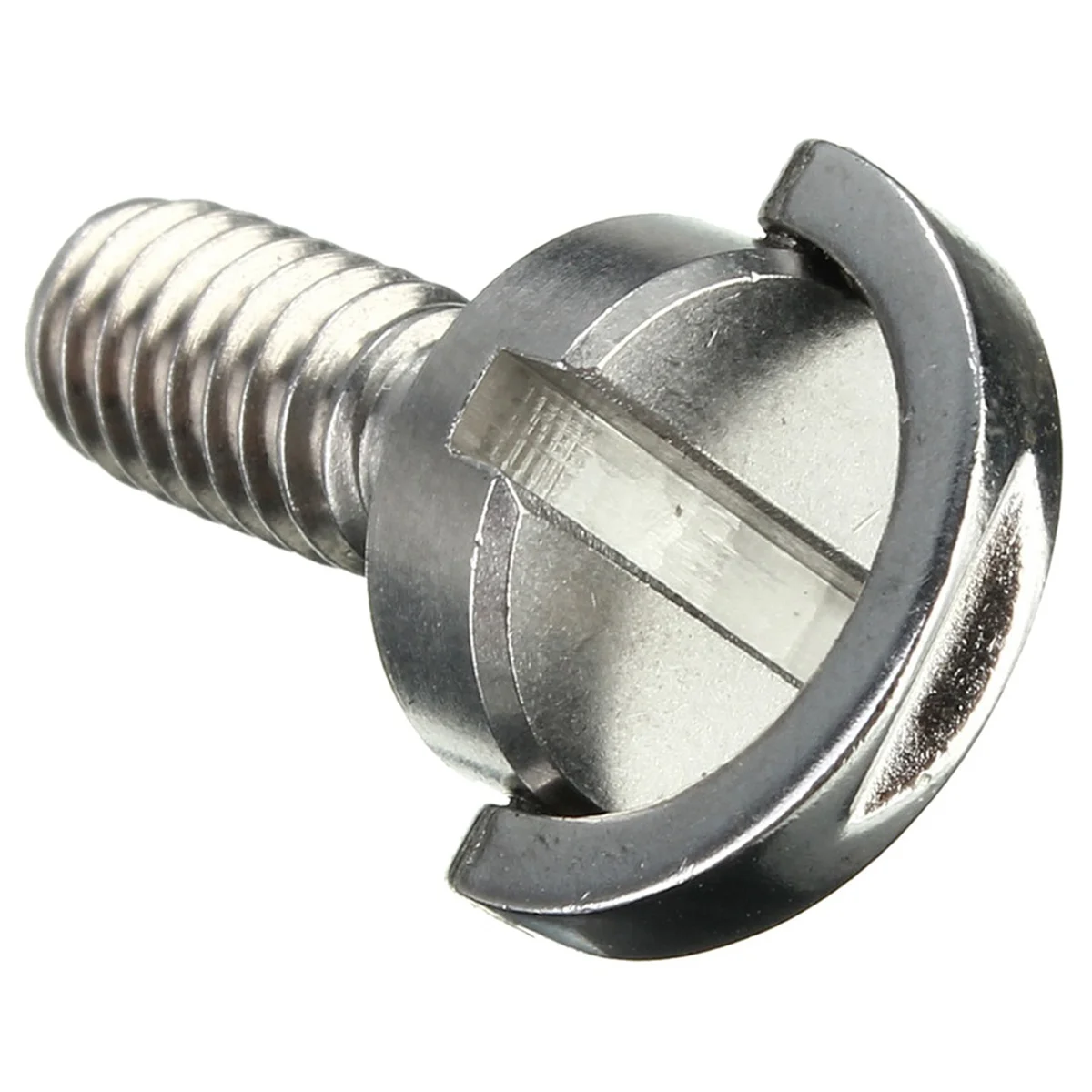 ABYC ยาว 1/4 "D-Ring สกรูสแตนเลสสําหรับกล้องขาตั้งกล้อง QUICK RELEASE PLATE Silver