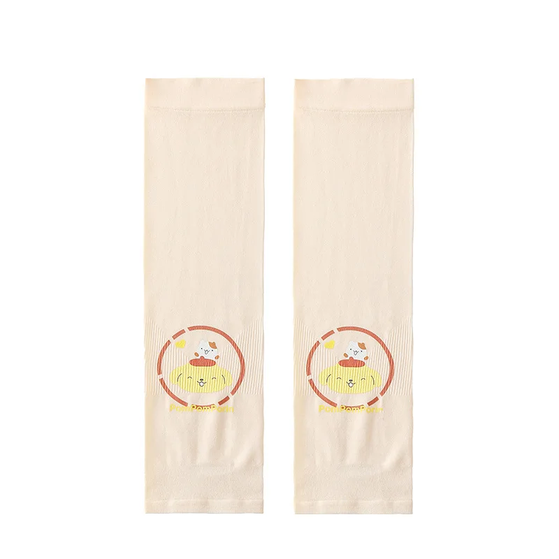 2025 Sanrio Ice Sleeve Kawaii Miniso Mymelody Kuromi Japanese Summer Cartoon Outdoor Uv Protection Sunscreen Sleeve