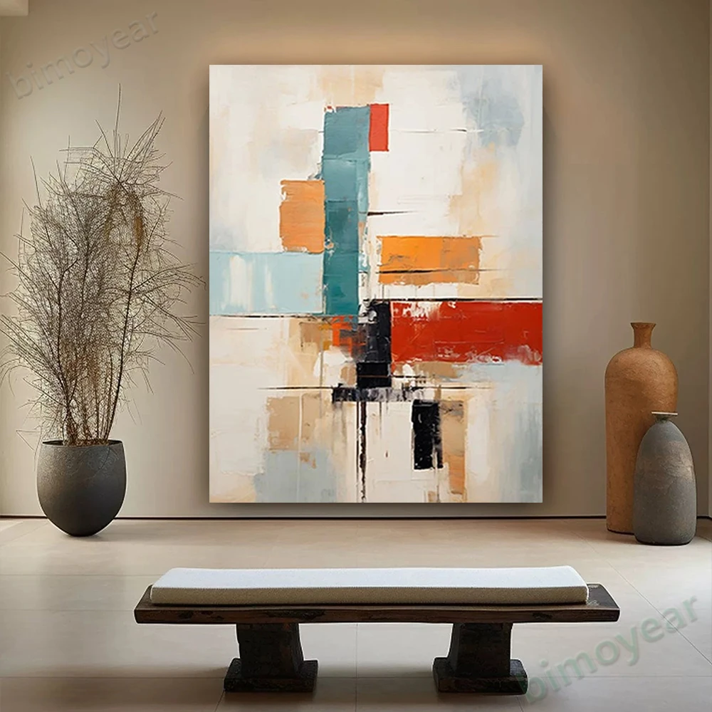 

100% hand drawn color graphics abstract oil painting original wall painting home living room decoration paint interior aesthetic