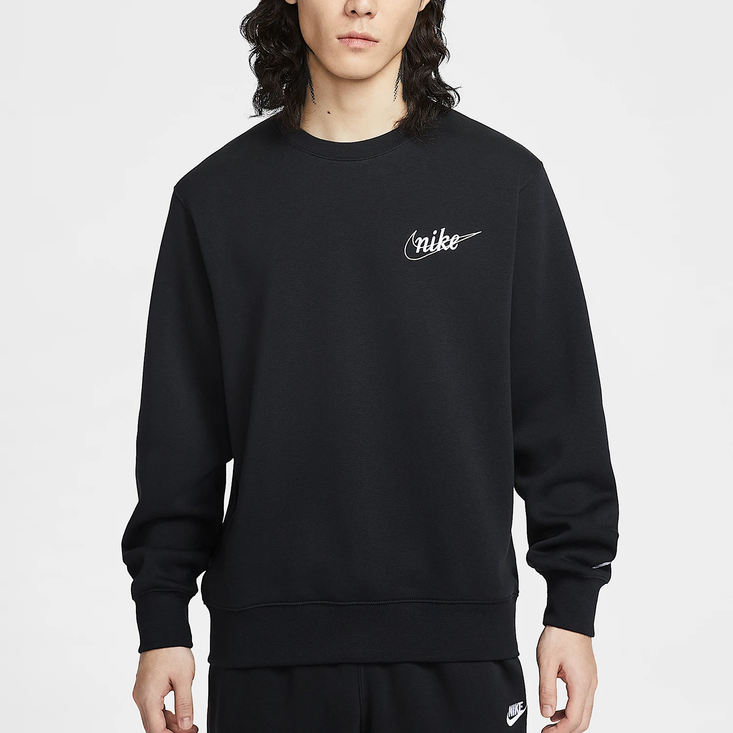 

Nike genuine Sportswear Club men's round neck pullover hoodie IF0680-010