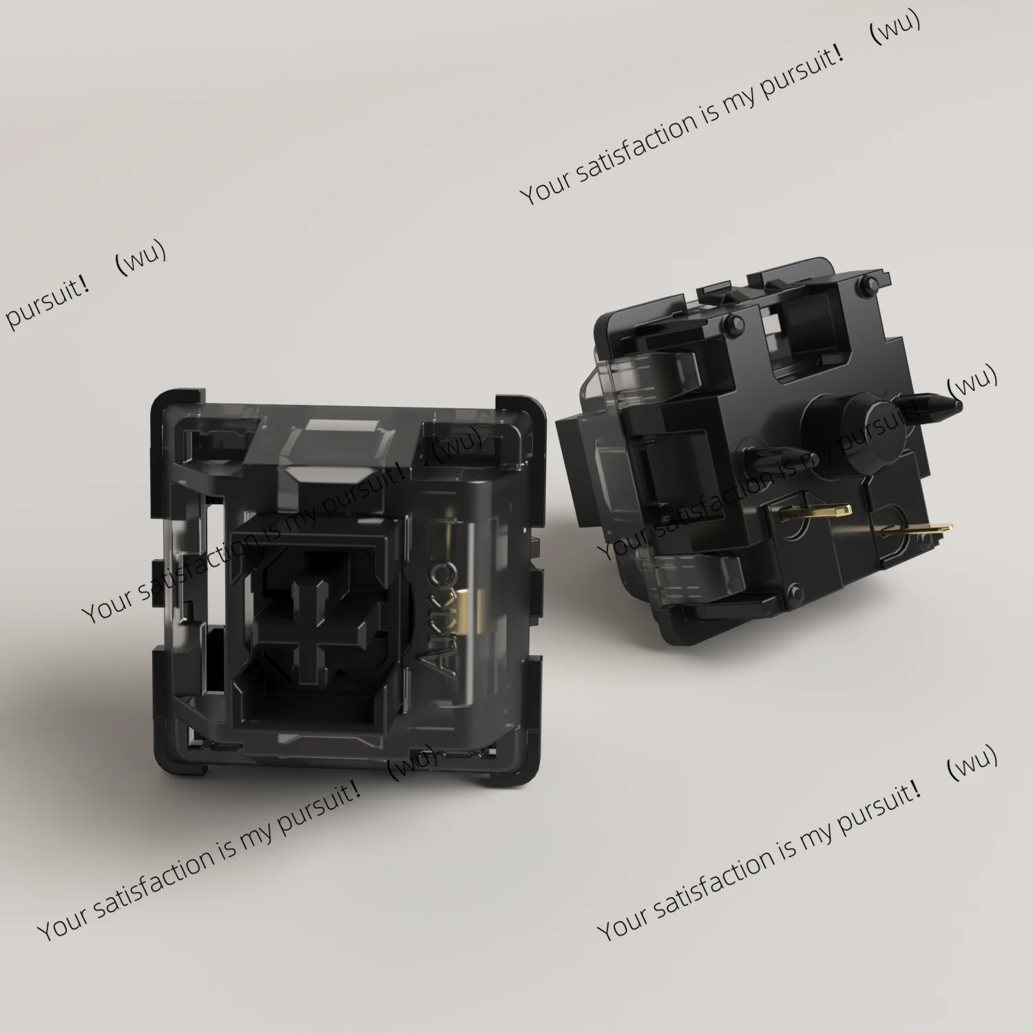 FOR  V3 Pro Cream Black Switches 5 Pins 55gf Linear Switch with Dustproof Stem Compatible with MX Mechanical Keyboard (45 pcs)