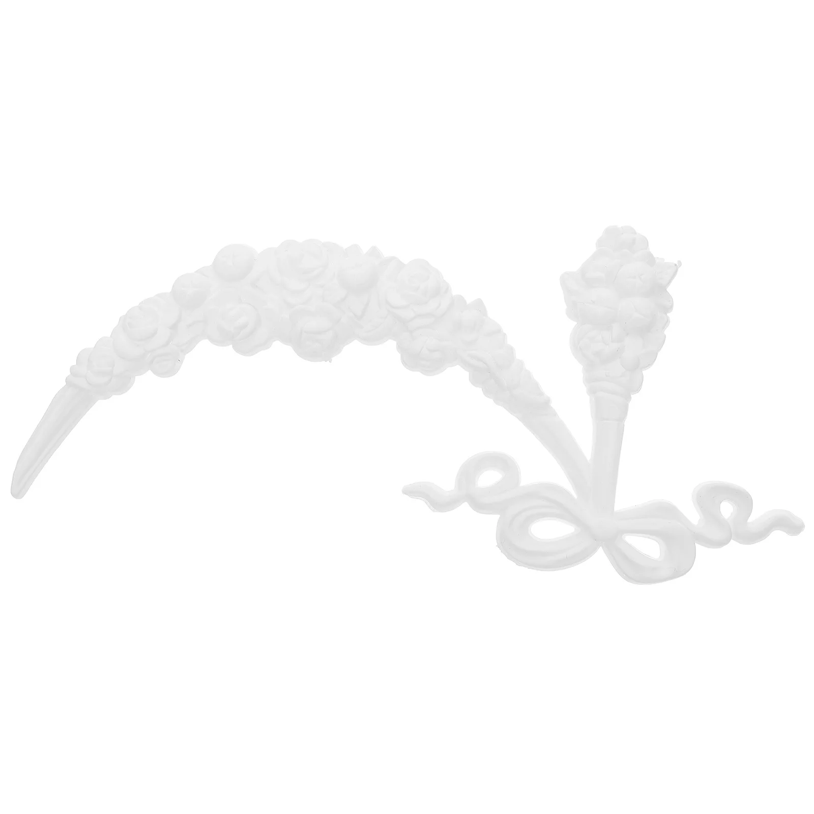 

Ceiling Medallion Large Round Plaster Style Light Fixture Cover European Design For Ceiling Decor Bowknot Onlay Furniture