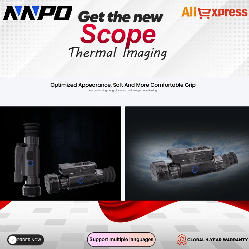 Nnpo TRS-335LRF 645LRF 384*288 640*512 رؤية حرارية WIFI BC للسفر والتخييم والحيوانات والمراقبة البحرية والأمن