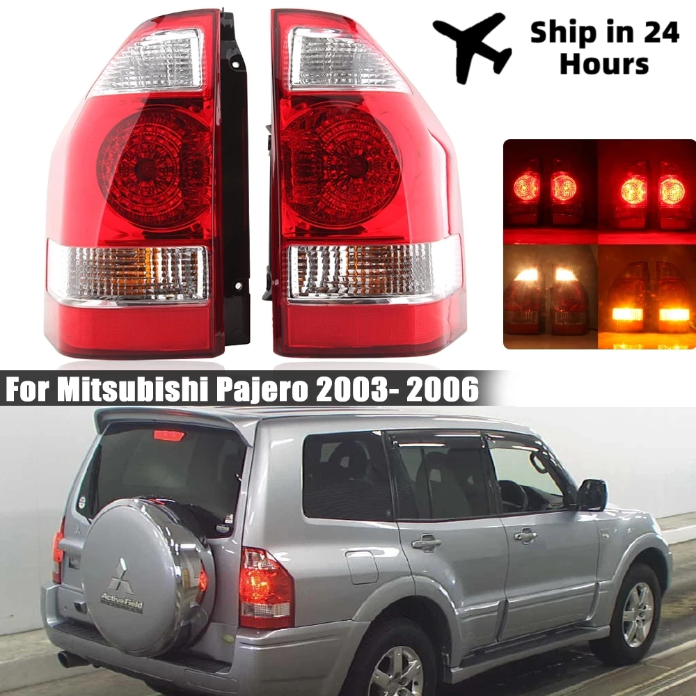 

Задний светодиодный фонарь для Mitsubishi Pajero 2003 2004 2005 2006, задний тормоз, сигнал поворота, стоп-сигнал, автомобильные аксессуары с лампочкой